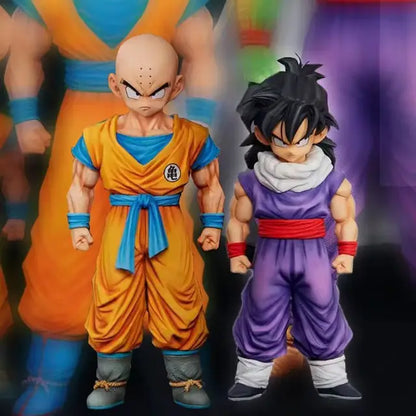 Dragon Ball 28cm PVC Action Figures – Krillin, Son Gohan & Trunks Collectible Toy Set for Kids & Desktop Decor