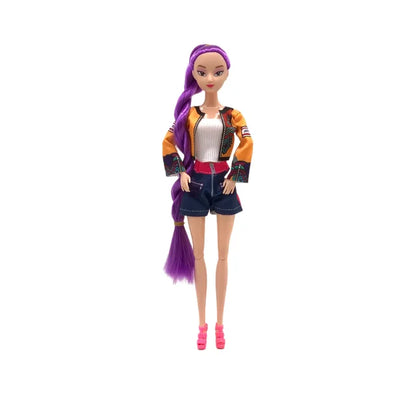 30cm K-Pop Demon Hunters Rumi Zoey Mira Vinyl Anime Action Figure Model Doll Kpop Girl Group Cartoon Figurine Xmas Gift