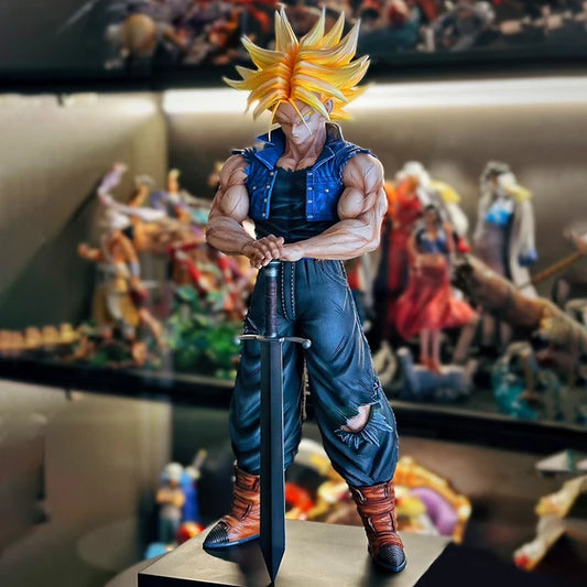 Dragon Ball Z 25cm Trunks PVC Figure – Future Trunks Action Statue Collectible Anime Toy for Kids & Display