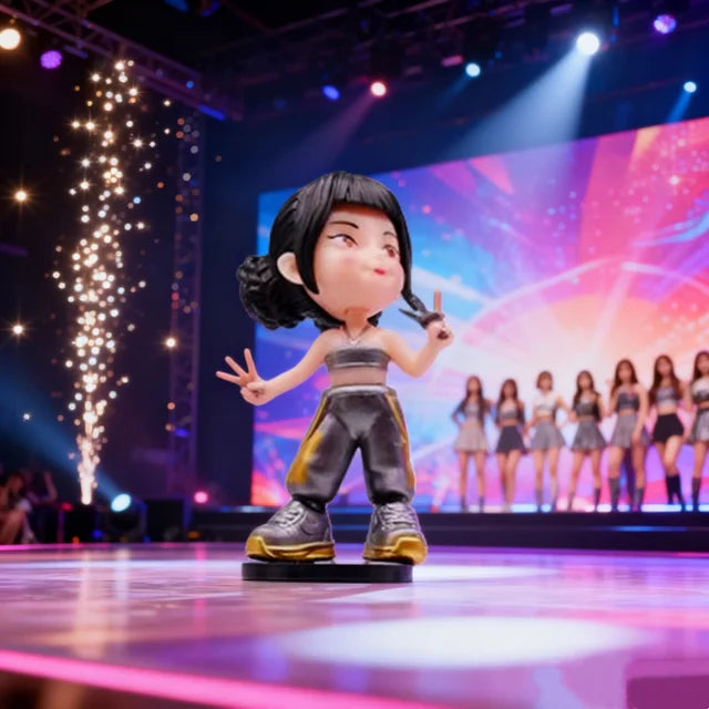 6pcs/set New Kpop Demon Hunters Figure Series Anime Handmade Model Trendy Bedroom Decoration Boy Girl Gift Box Gift